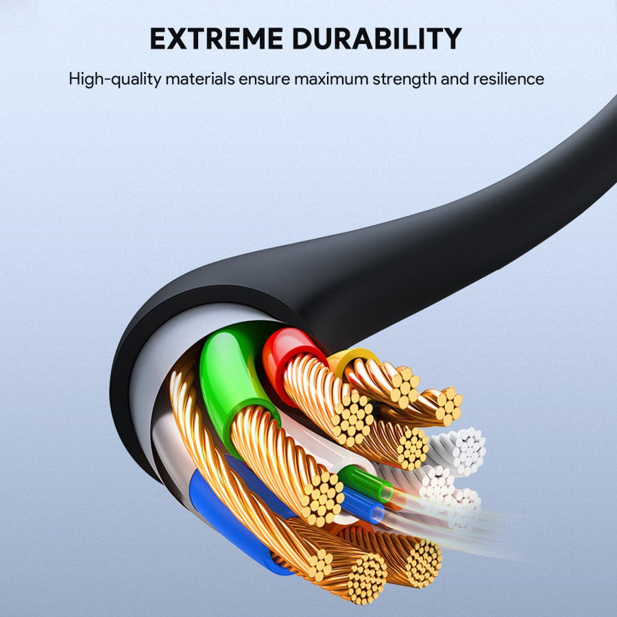 Kabel Charger AUKEY Tipe C Ke C CB-SCC102 Silikon Hitam 1.8M 5A