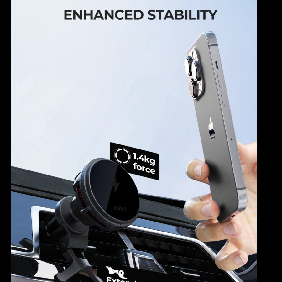 AUKEY Phone Holder Magnetic Wireless Charging HD-M12