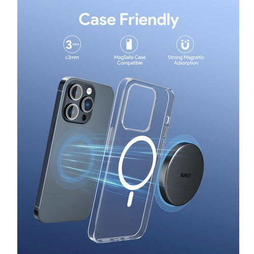 Pengisian Daya Nirkabel Magnetik AUKEY 15W LC-MC10