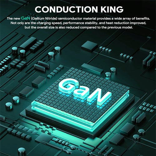 Pengisi Daya AUKEY Tipe C 45W PA-B2T-BK GAN PD 3.0 PPS Pengisian Cepat