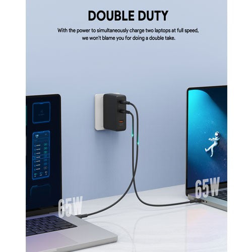 Pengisi Daya AUKEY Multi Port Tipe C 140W GAN PD 3.1 Pengisian Cepat PA-B7O