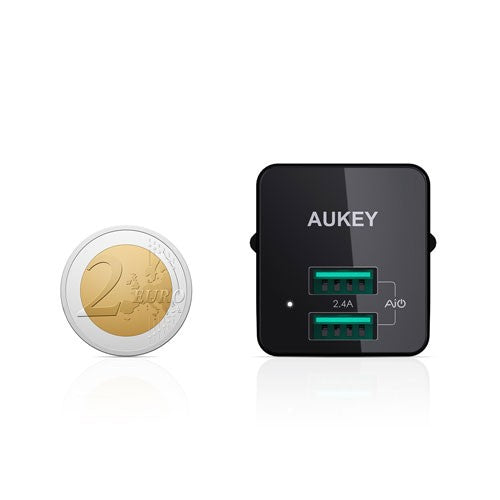 AUKEY Charger Dual Port USB A 12W PA-U32-BK