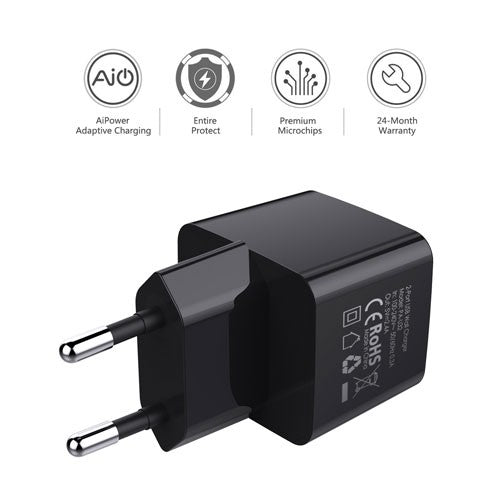 AUKEY Charger Dual Port USB A 12W PA-U32-BK