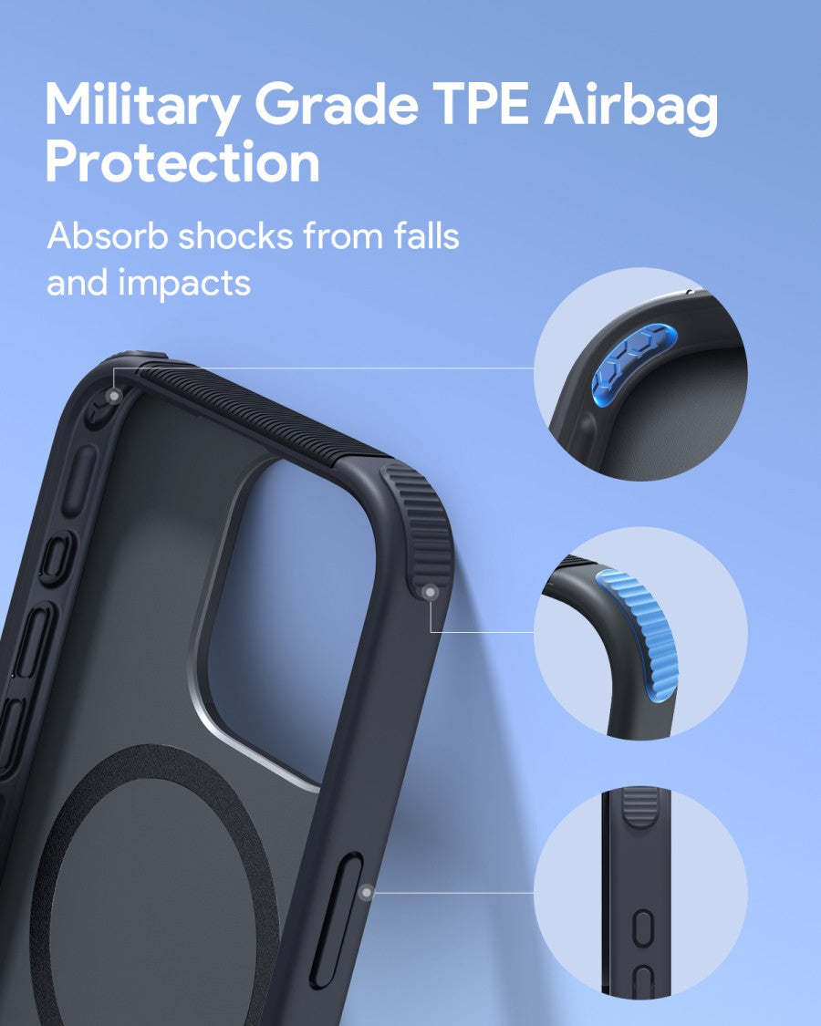 Casing Keras AUKEY iPhone 15 Urban Guard Elite PC-UG10 Dengan MagSafe