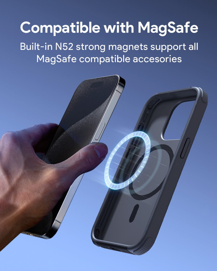 Casing Keras AUKEY iPhone 15 Urban Guard Elite PC-UG10 Dengan MagSafe