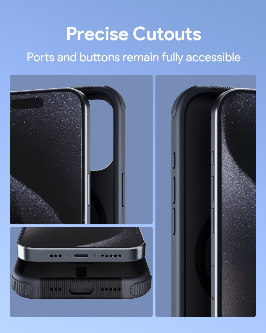 Casing Keras AUKEY iPhone 15 Urban Guard Elite PC-UG10 Dengan MagSafe