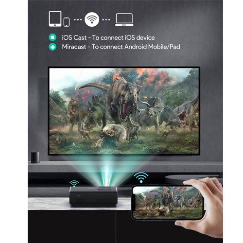 Proyektor Mini Android 9.0 AUKEY LED Full HD 1080P 320 Ansi RD-870S