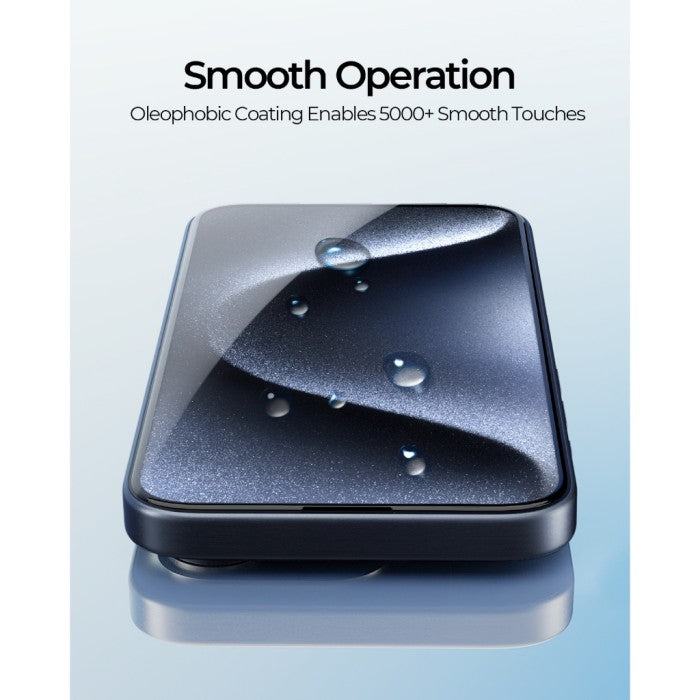 AUKEY iPhone 15 Premium Tempered Glass Screen Protector SP-GT10