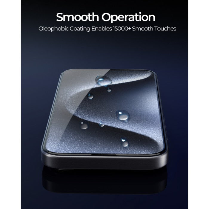 AUKEY iPhone 15 Premium PriviShield Privacy Tempered Glass SP-YS10
