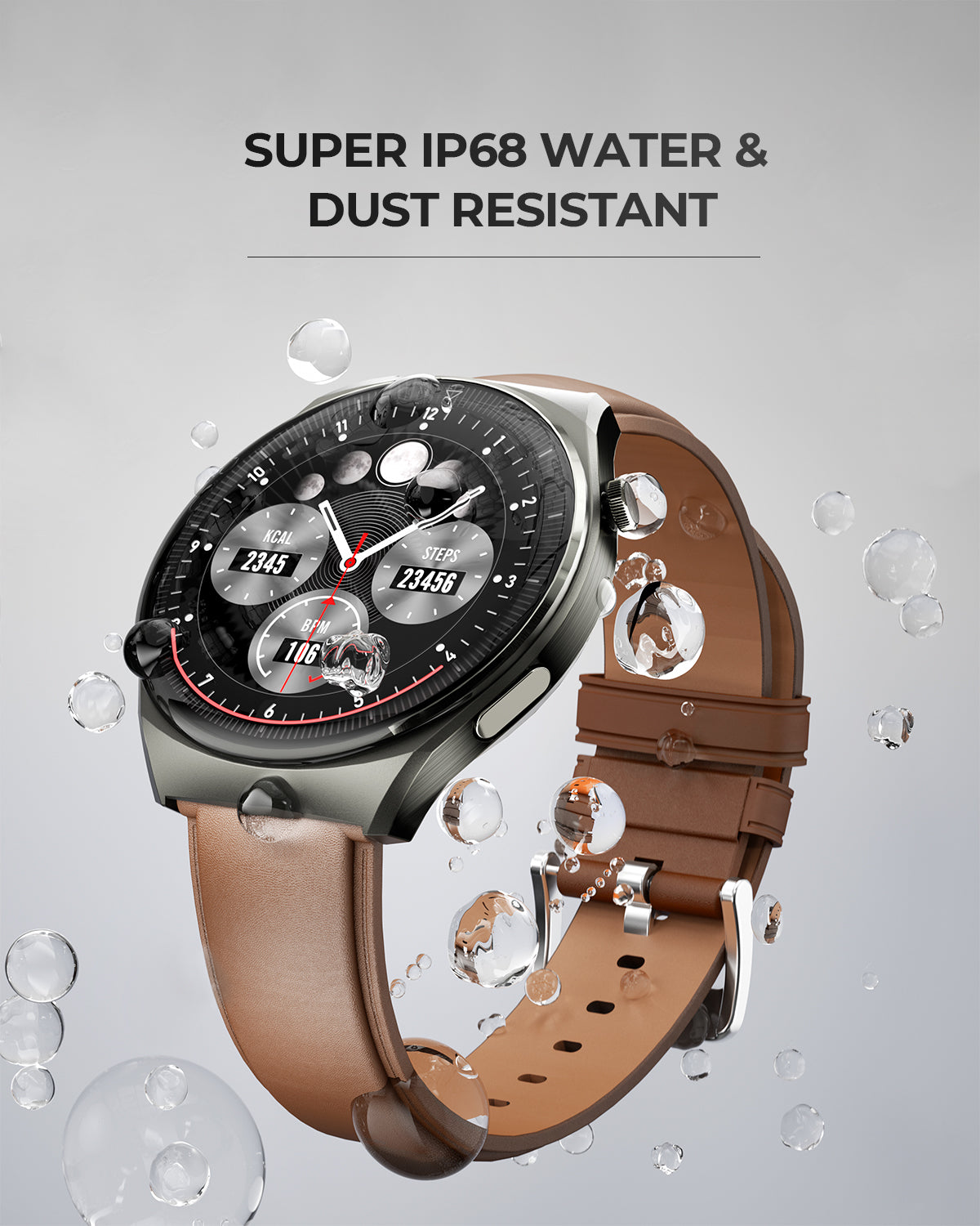 AUKEY SmartWatch 2 Layar Ultra Amoled Tahan Air BluetoothCall SW-2U