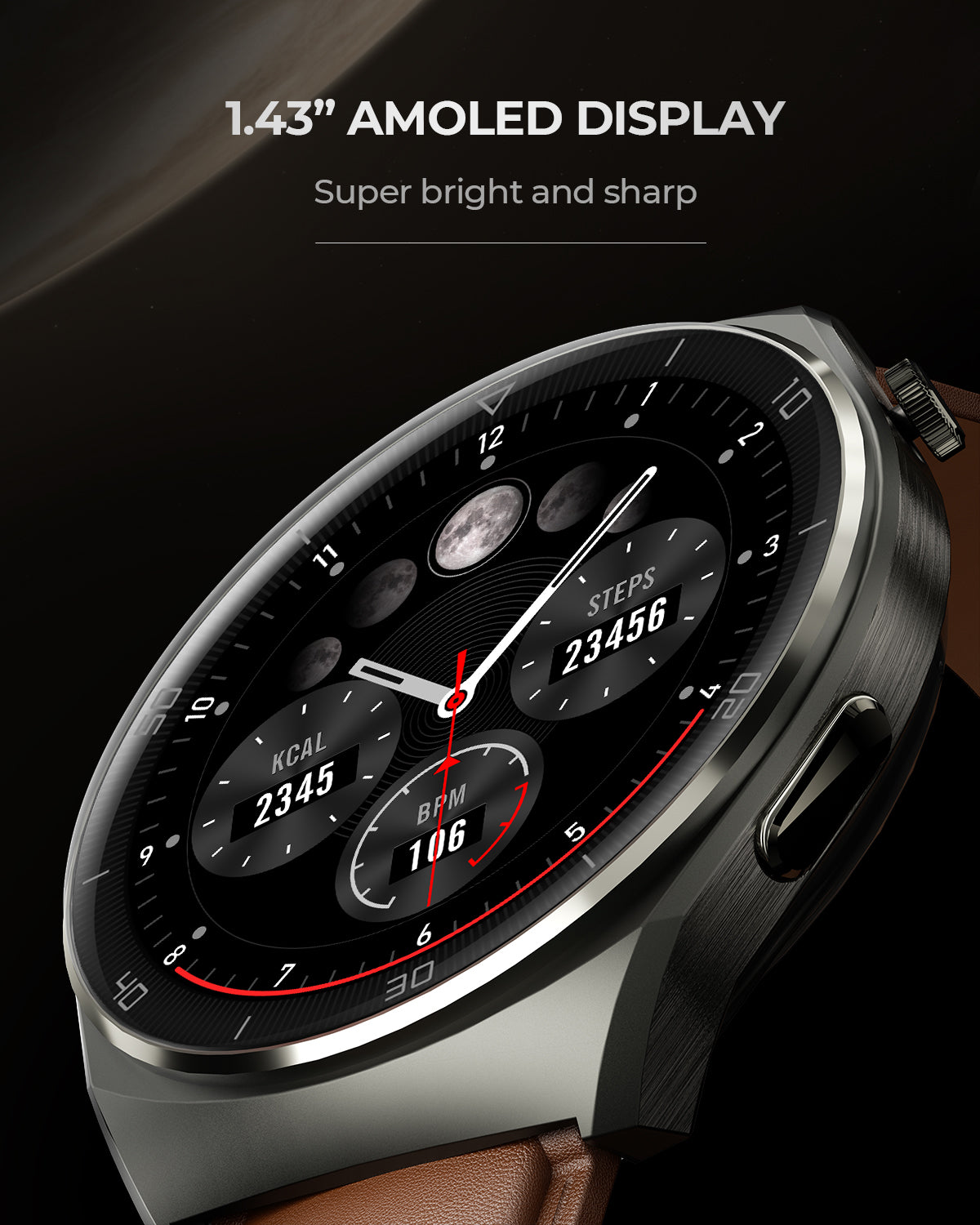 AUKEY SmartWatch 2 Layar Ultra Amoled Tahan Air BluetoothCall SW-2U