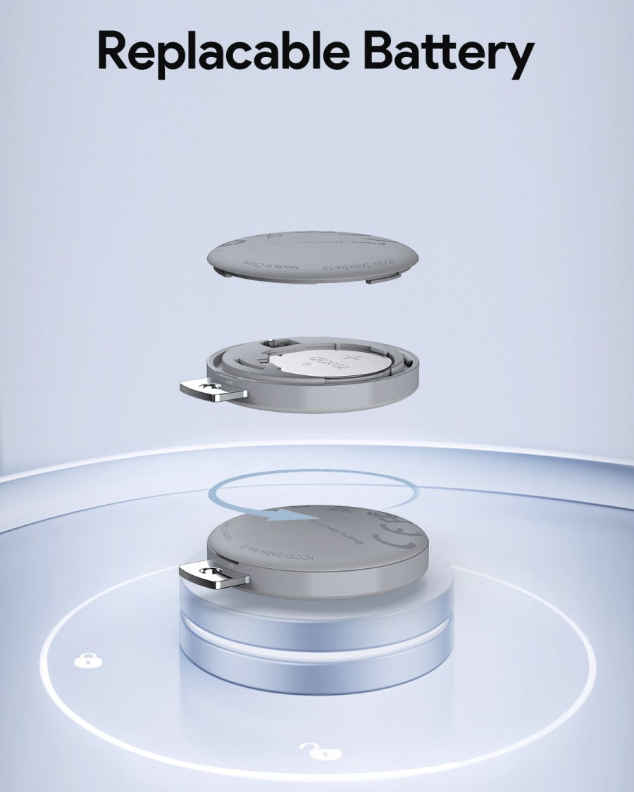Pelacak Bluetooth AirTag Mini Cerdas AUKEY Untuk Apple Track Mate 1 Seri TM-10