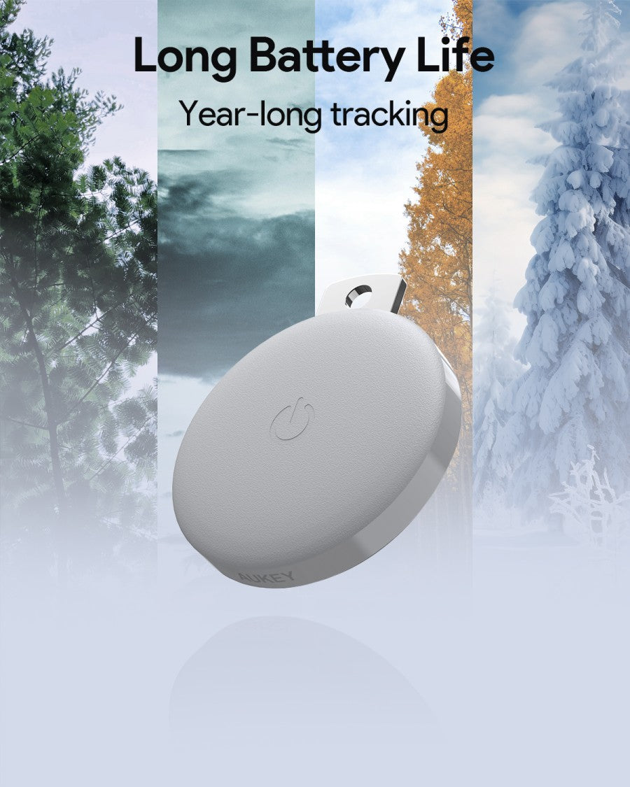 Pelacak Bluetooth AirTag Mini Cerdas AUKEY Untuk Apple Track Mate 1 Seri TM-10