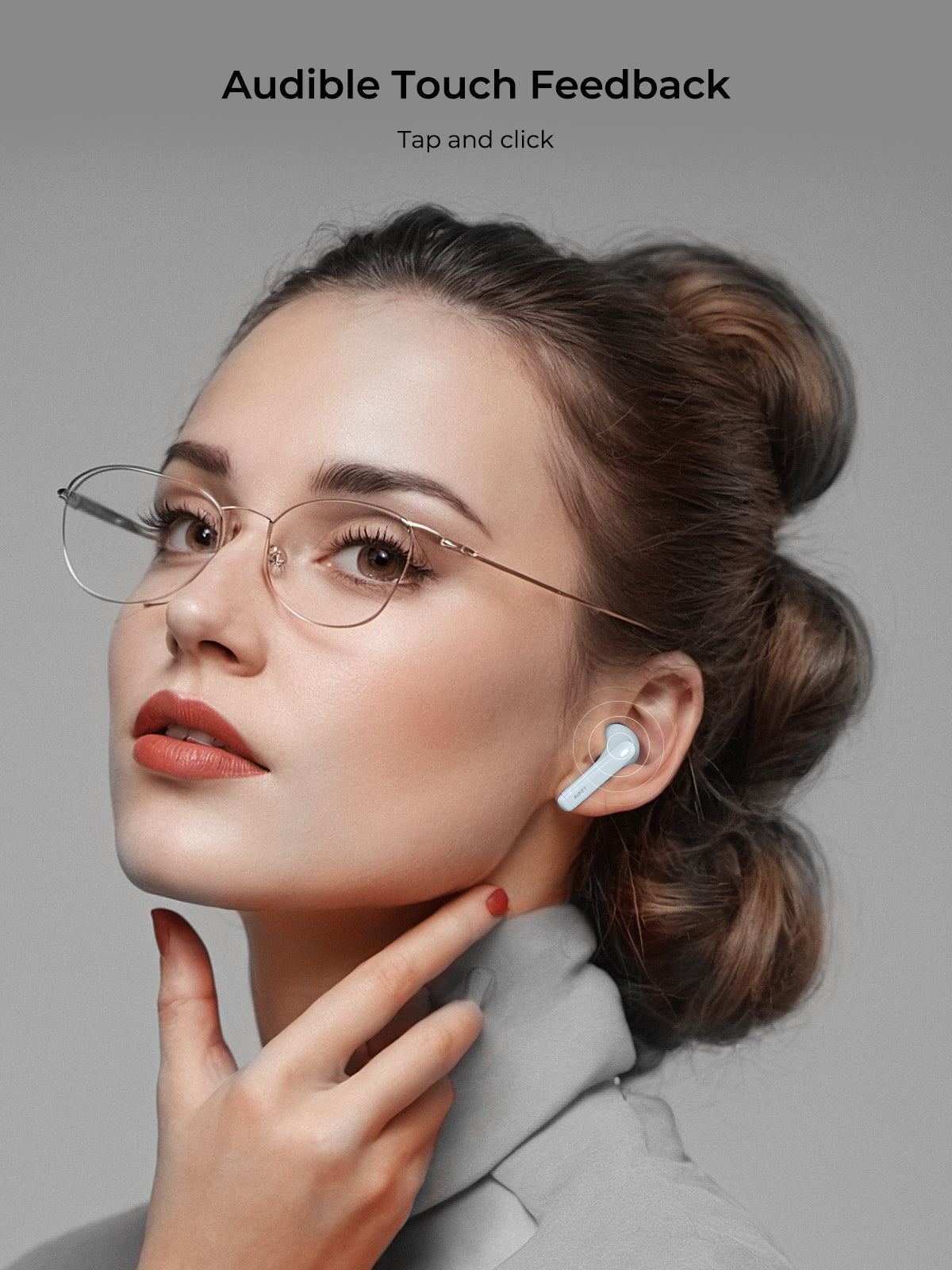 AUKEY TWS Bluetooth Active Noise Cancelling Move Vibe Series True Wireless Earbuds EP-M4