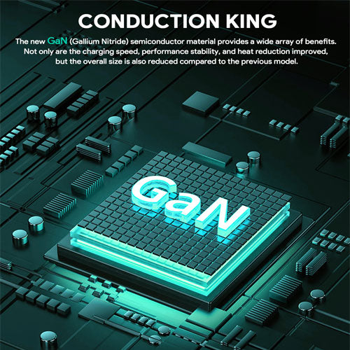Pengisi Daya AUKEY Tipe C 30W PA-B1L-BK GAN PD 3.0 PPS Pengisian Cepat