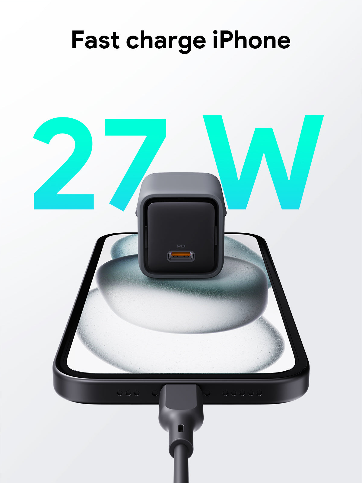 AUKEY Charger Type C 30W GAN III PD 3.0 PPS Super Fast Charging Comet 30W Series PA-C1