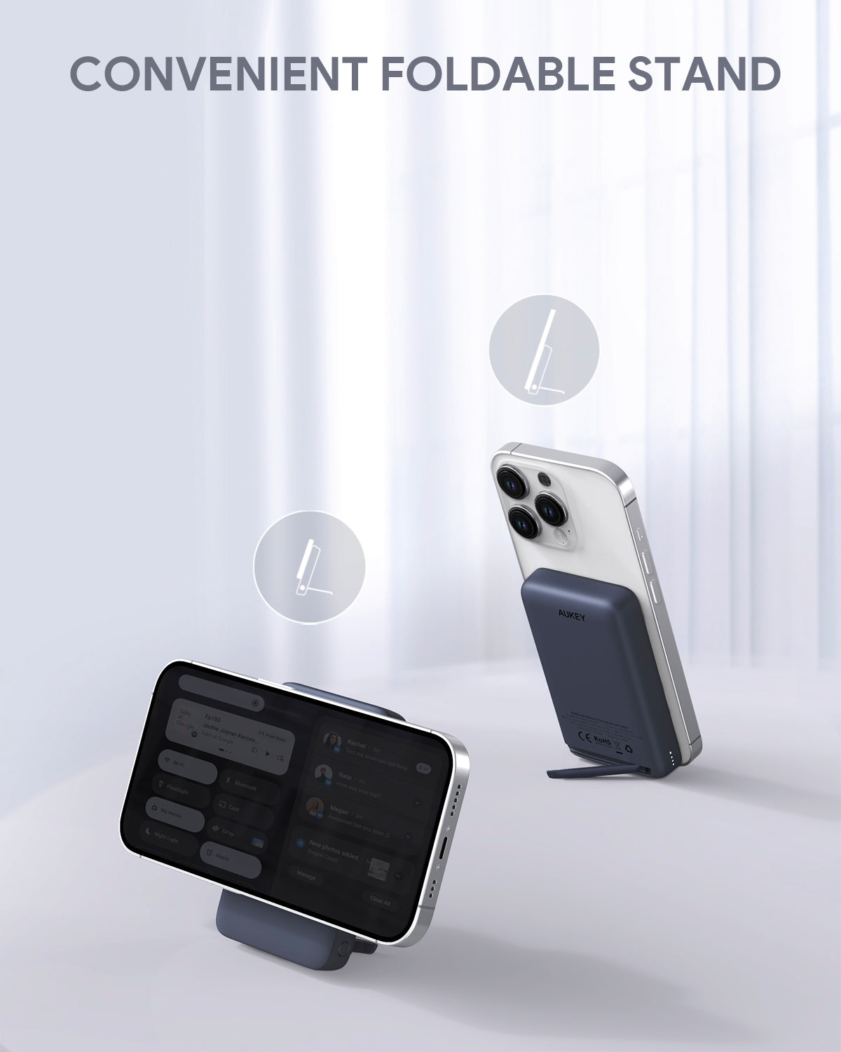 AUKEY Wireless Powerbank Magsafe 10000mah PB-MS02 USB-C 30W PD