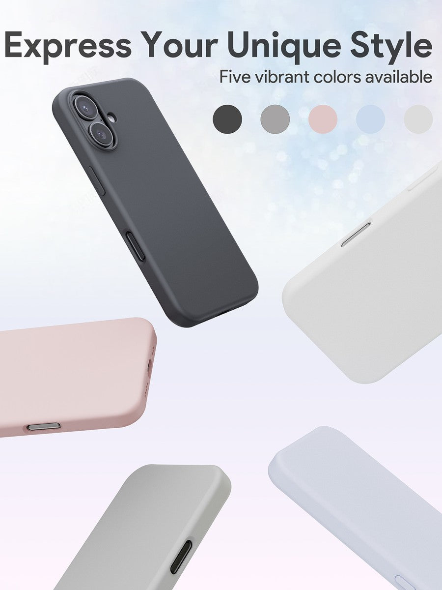AUKEY iPhone 16 Magsafe Case Silicone Premium Casing Hp Liquid Flex Series PC-GJ20A