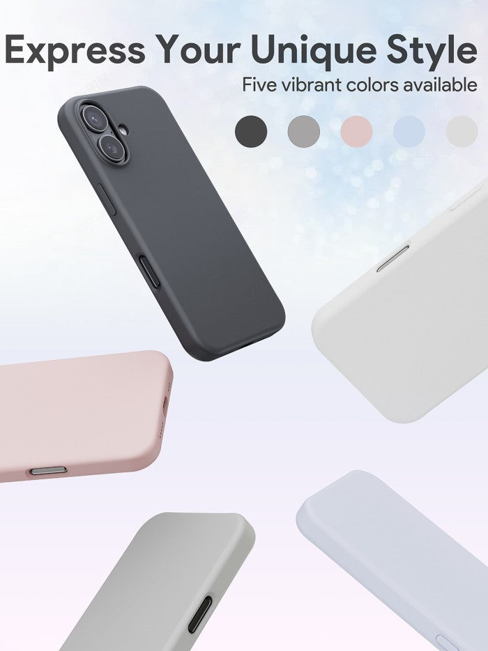 AUKEY iPhone 16 Plus Magsafe Case Silicone Premium Casing Hp Liquid Flex Series PC-GJ20B