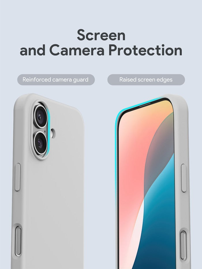AUKEY iPhone 16 Plus Magsafe Case Silicone Premium Casing Hp Liquid Flex Series PC-GJ20B
