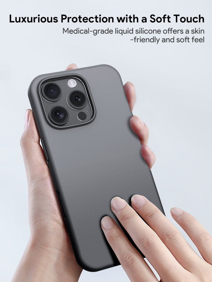 Casing Silikon Premium Magsafe iPhone 16 ProMax AUKEY Casing HP Liquid Flex Series PC-GJ20D