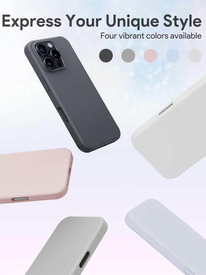 Casing Silikon Premium Magsafe iPhone 16 ProMax AUKEY Casing HP Liquid Flex Series PC-GJ20D