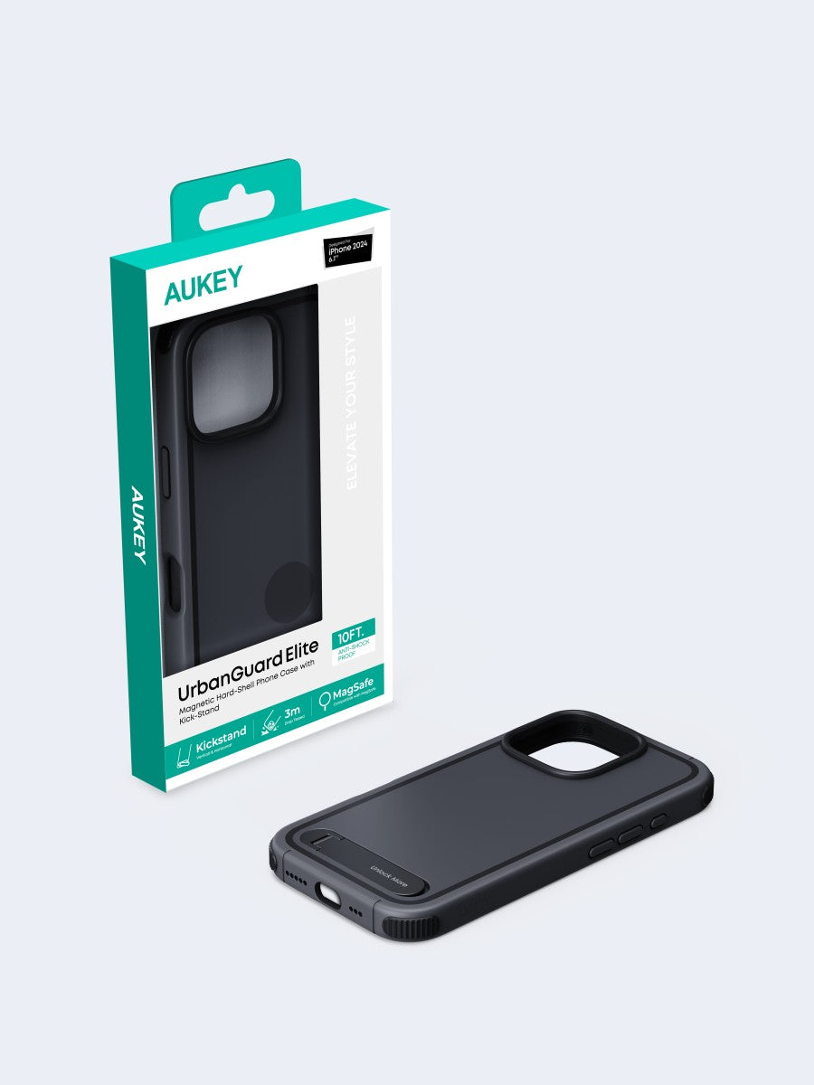 AUKEY iPhone 16 Pro & ProMax Magsafe Hard Shell Case Urban Guard Elite Premium PC-UG20