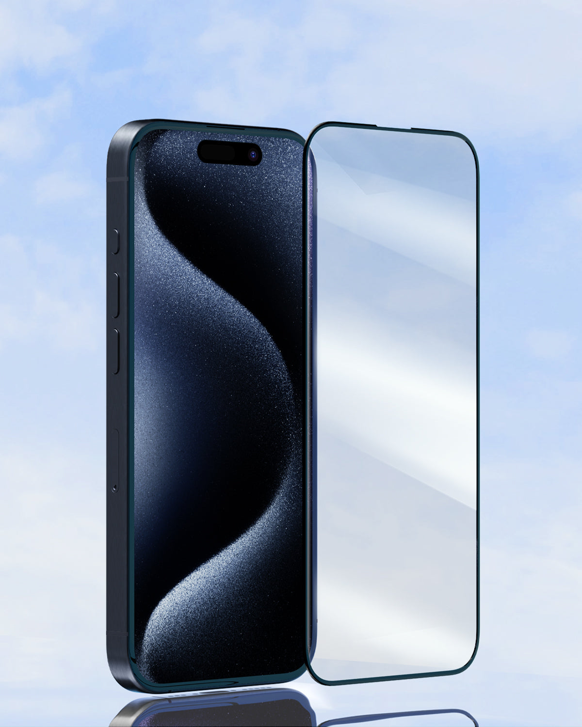 AUKEY iPhone 15 2 Pcs Premium Tempered Glass Screen Protector SP-GT11