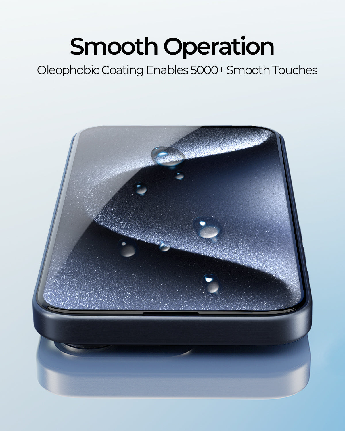 AUKEY iPhone 15 2 Pcs Premium Tempered Glass Screen Protector SP-GT11