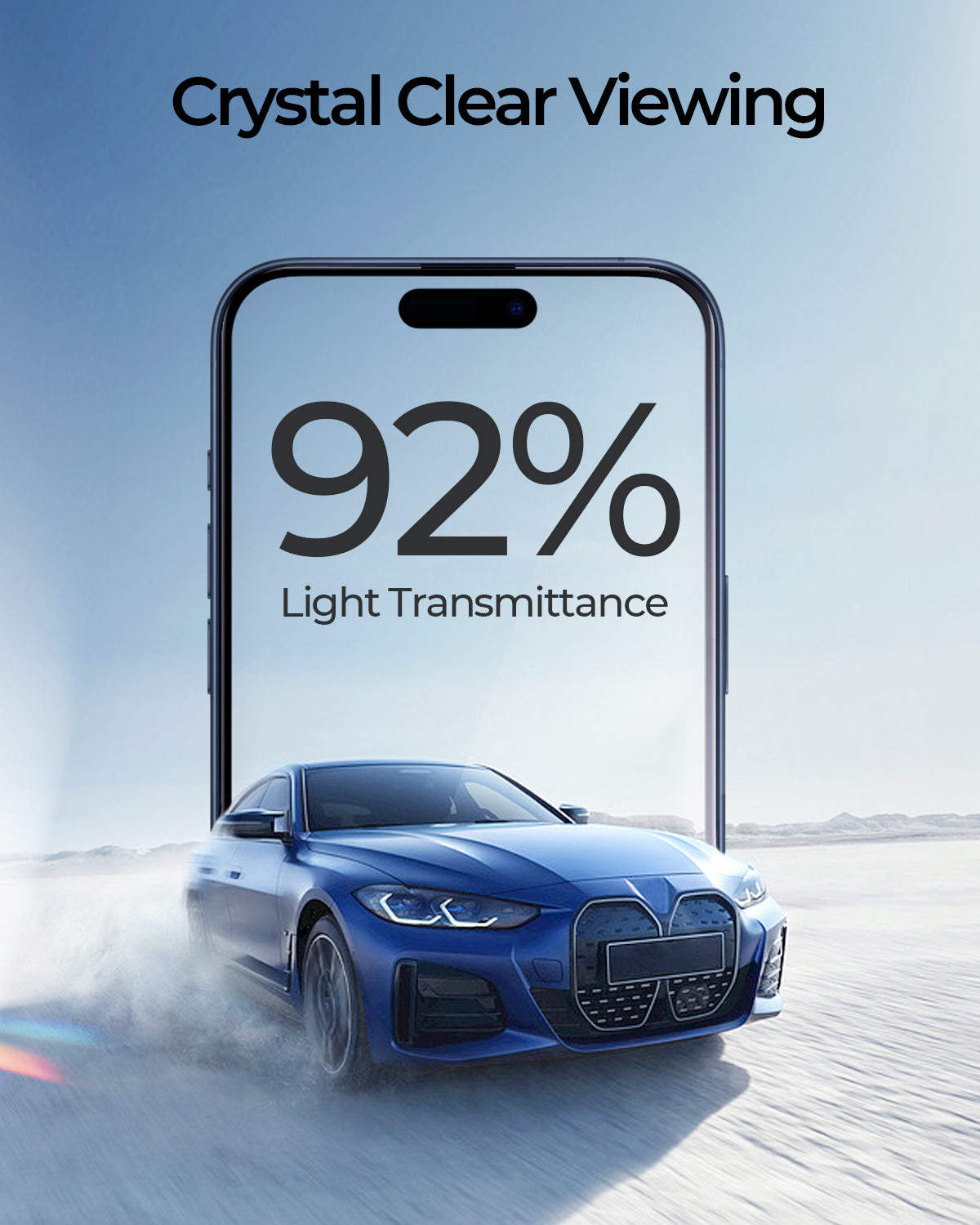 AUKEY iPhone 15 2 Pcs Premium Tempered Glass Screen Protector SP-GT11