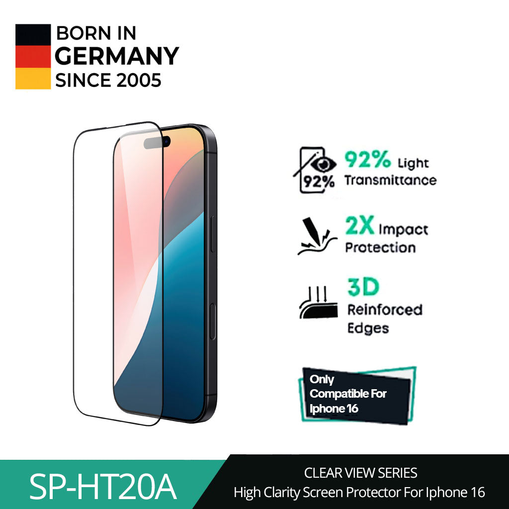 AUKEY iPhone 16 Series HD Tempered Glass Premium SP-HT20