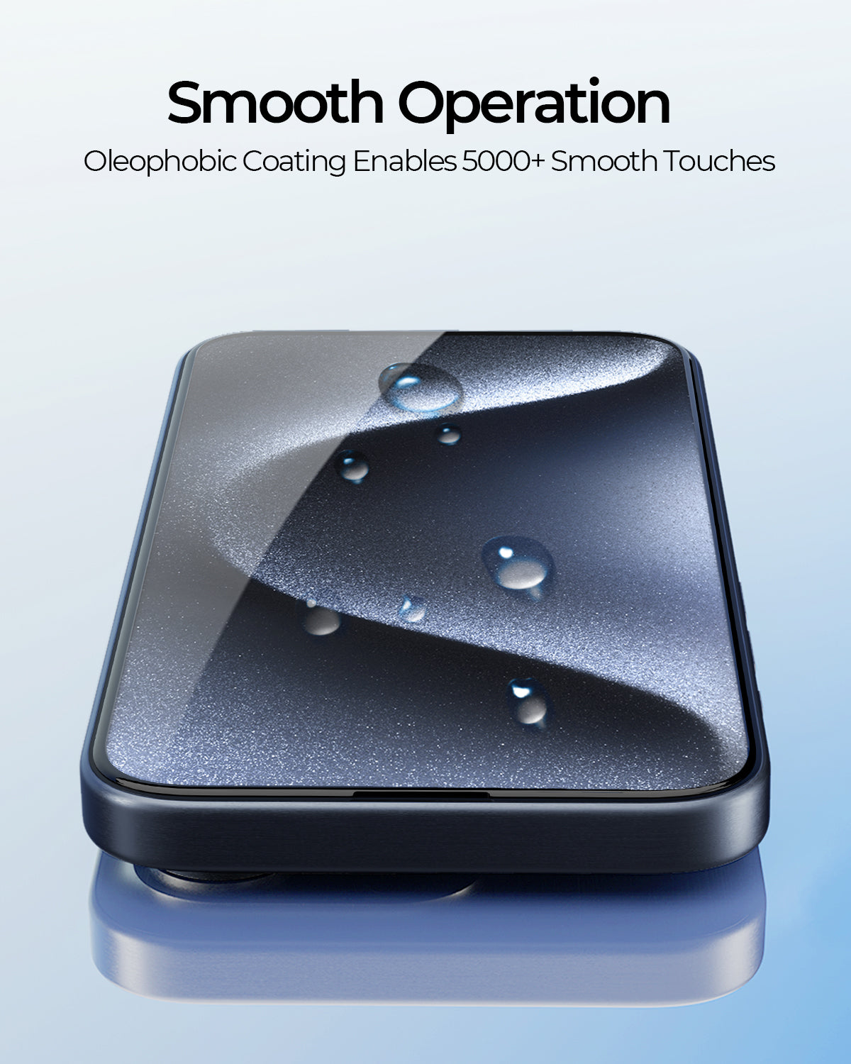 AUKEY iPhone 15 Premium OptiGlow Anti-Blue Ray Tempered Glass SP-HY10