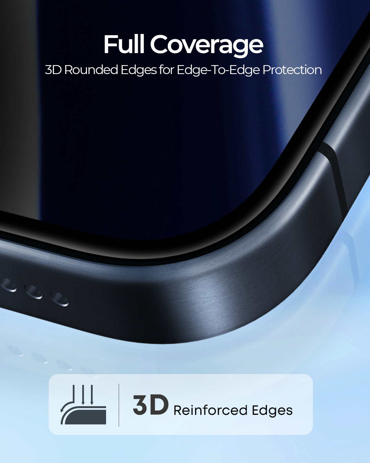 AUKEY iPhone 15 Premium OptiGlow Anti-Blue Ray Tempered Glass SP-HY10