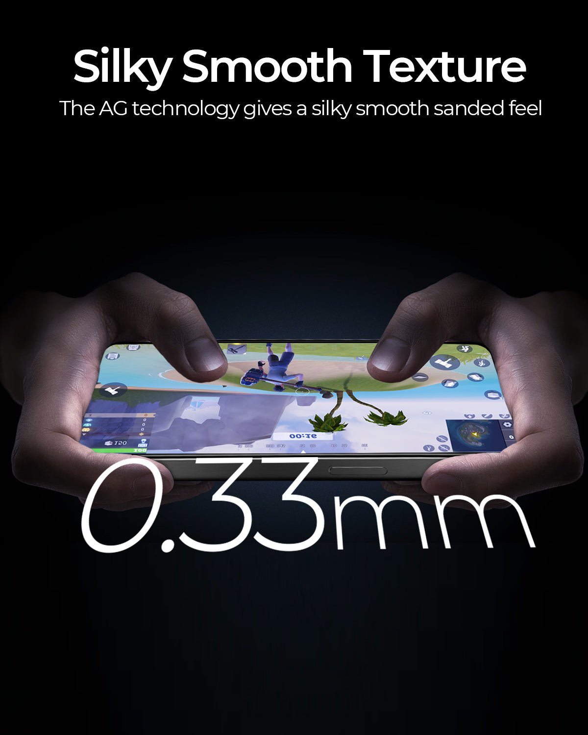 AUKEY iPhone 15 Premium Gaming Anti-Glare Matte Tempered Glass SP-YX10