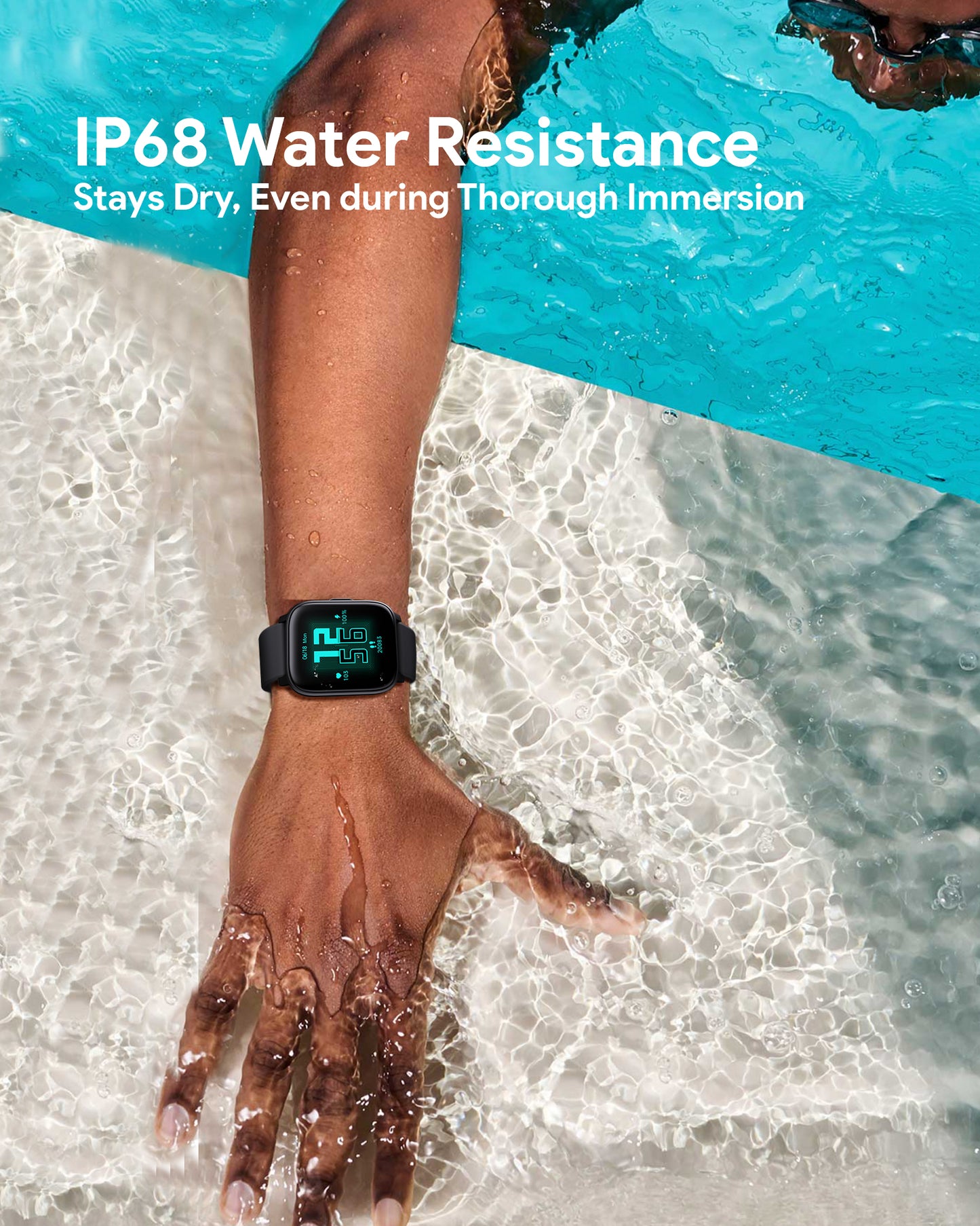 AUKEY SmartWatch 1 S Water Proof IP68 With Bluetooth Call SW-1S