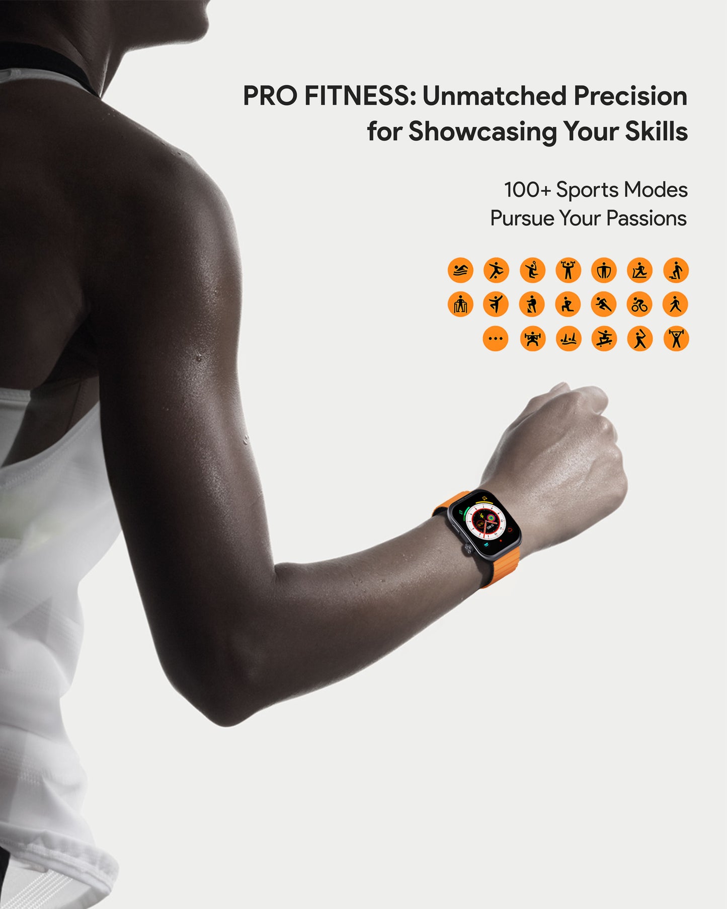 AUKEY SmartWatch 1 Ultra 1'96" Amoled Display IP67 Waterproof With 2 Sided Magnetic Stripe SW-1U