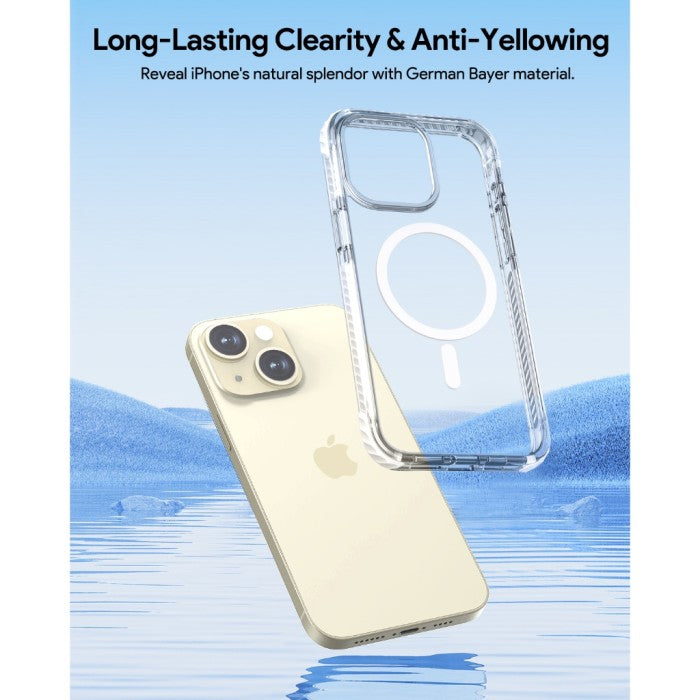 AUKEY iPhone 15 Premium Protection Clear Case PC-TM11-CL with MagSafe