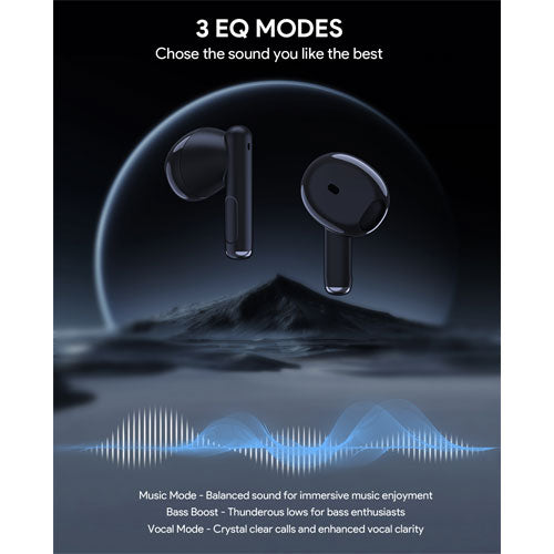 AUKEY TWS Bluetooth 5.3 Earbud Nirkabel Sejati IPX4 Tahan Air EP-M2
