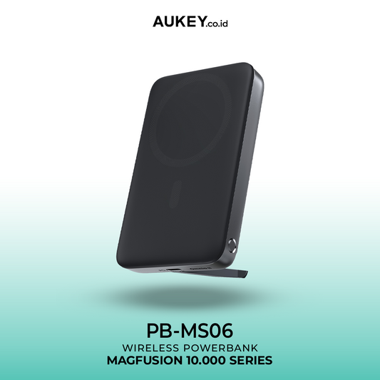 AUKEY Qi2 Magsafe Wireless Powerbank 10000mah USB-C 30W PD Slim Portable PB-MS06