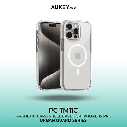 AUKEY iPhone 15 Premium Protection Clear Case PC-TM11-CL with MagSafe