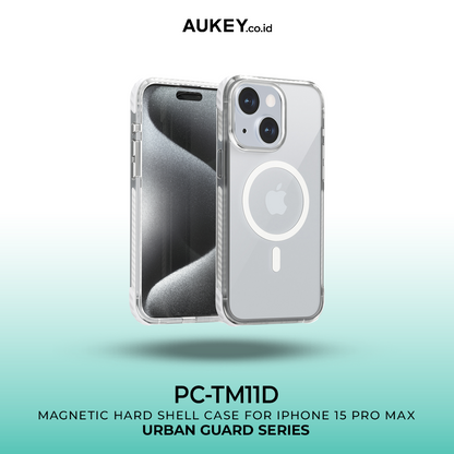 AUKEY iPhone 15 Premium Protection Clear Case PC-TM11-CL with MagSafe