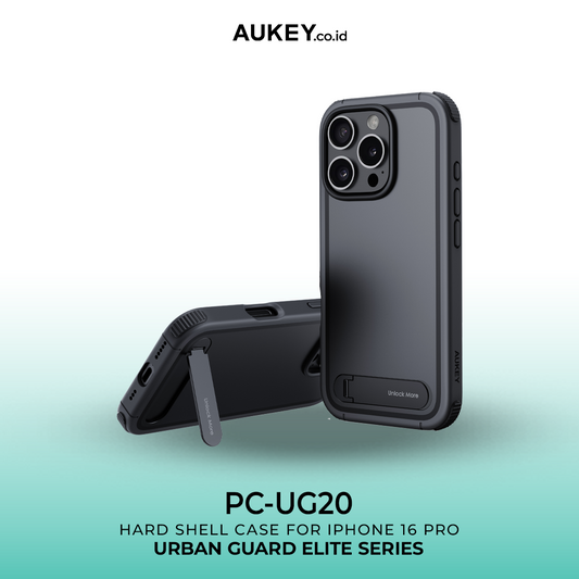 AUKEY iPhone 16 Pro & ProMax Magsafe Hard Shell Case Urban Guard Elite Premium PC-UG20