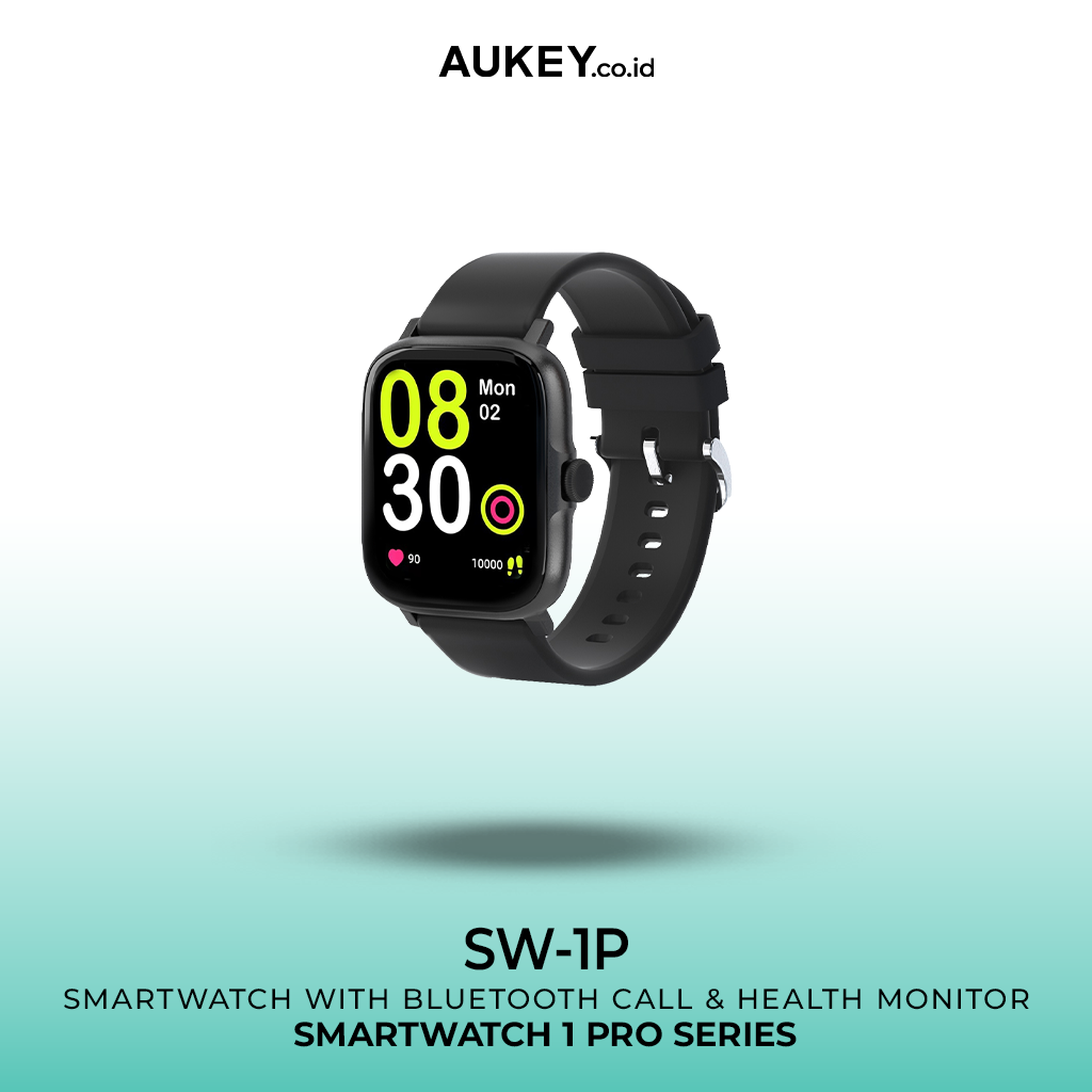 AUKEY SmartWatch 1 Pro Water Proof IP68 With Bluetooth Call SW-1P