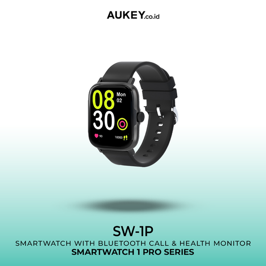 AUKEY SmartWatch 1 Pro Water Proof IP68 With Bluetooth Call SW-1P