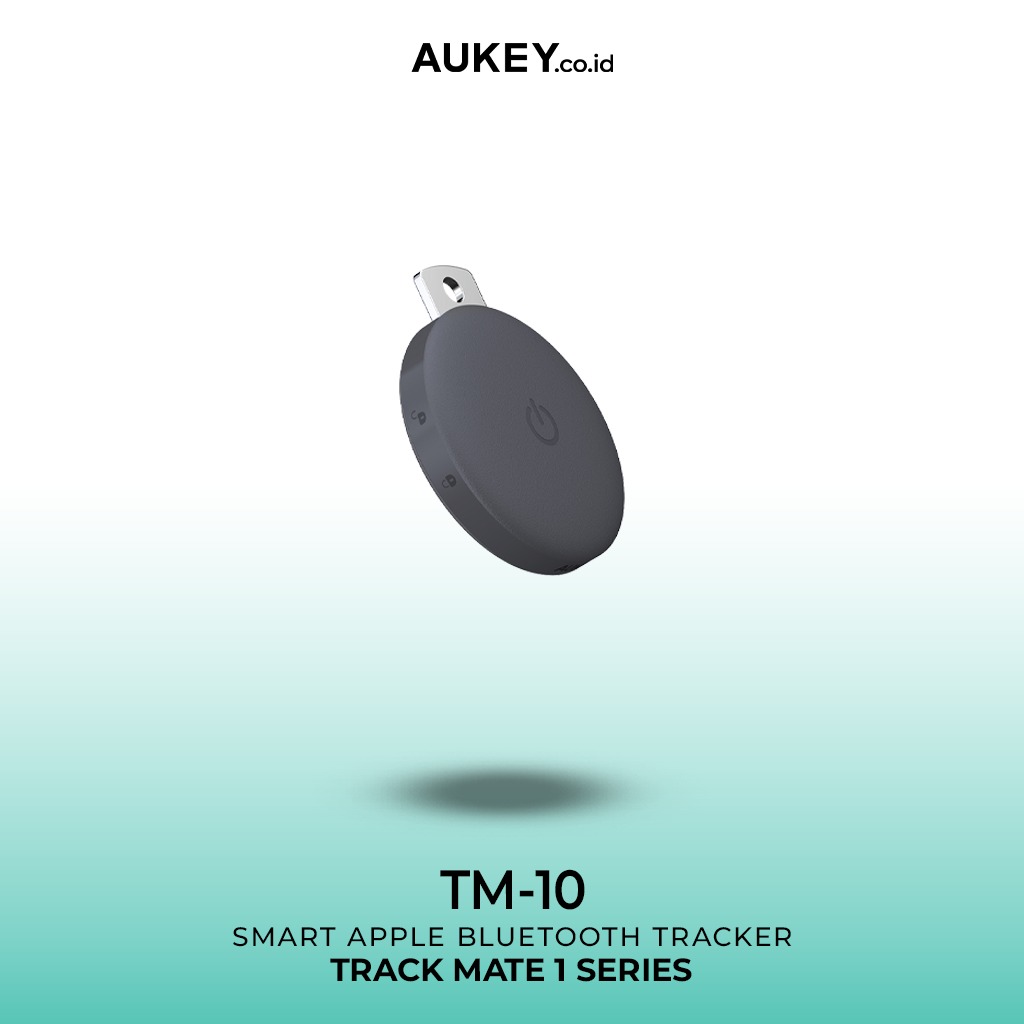 Pelacak Bluetooth AirTag Mini Cerdas AUKEY Untuk Apple Track Mate 1 Seri TM-10