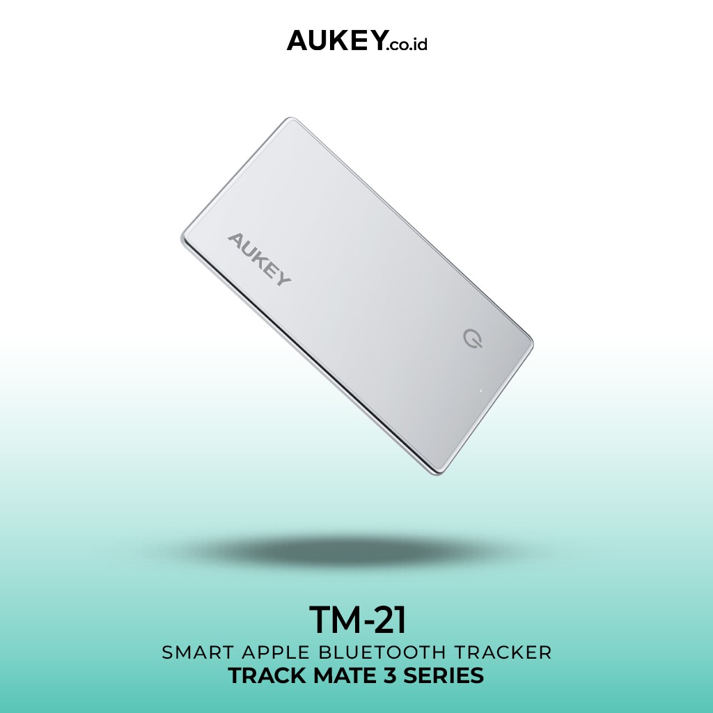AUKEY Smart Wireless Charging AirTag Pelacak Bluetooth Untuk Apple Track Mate 3 Seri TM-21