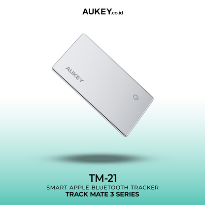 AUKEY Smart Wireless Charging AirTag Pelacak Bluetooth Untuk Apple Track Mate 3 Seri TM-21