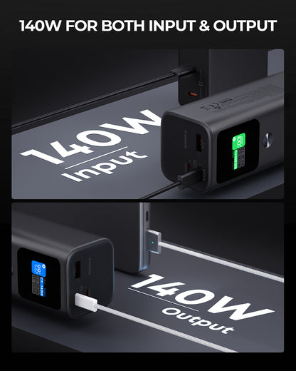 Powerbank AUKEY 26800mAh PB-Y45-GY USB C 140W SUPER PD 3.1 PPS